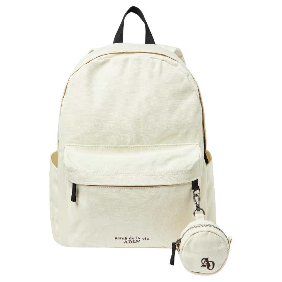 Acme De La Vie Acme De La Vie/ADLV Cotton Backpack Unisex White