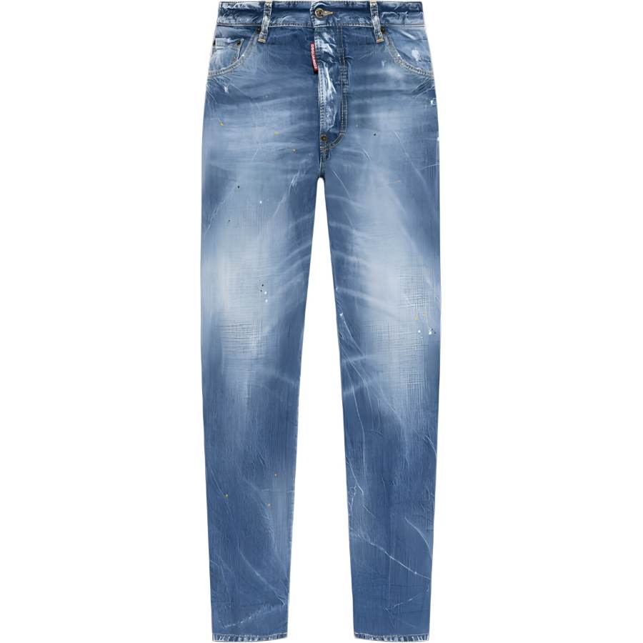 DSQUARED 2 Dsquared2 Be Cool Be Nice Wash Loose Jeans