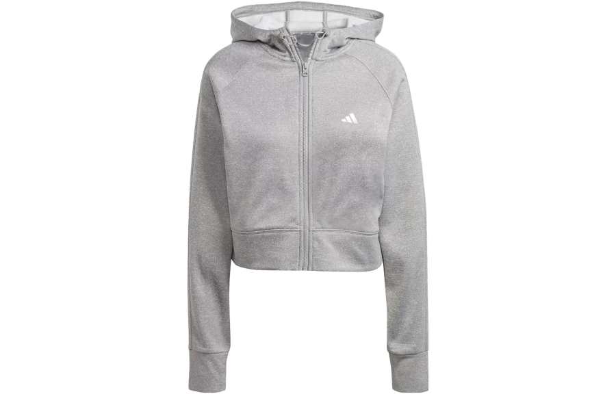 Adidas Adidas AEROREADY Jackets Women's Gray Hooded Moderate Other