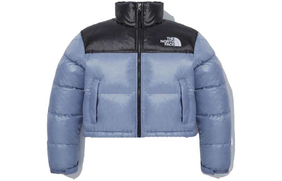 THE NORTH FACE Women's Nuptse Short Jacket Pastel Blue