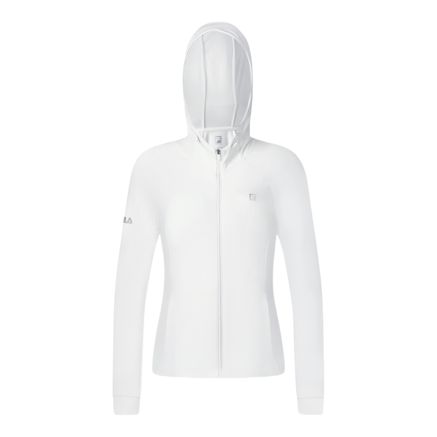 FILA Knitwear Women's Starlight White Hooded Moderate Other