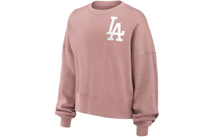 Nike Nike MLB Collaboration Sweatshirt Los Angeles Dodgers Women's Pink