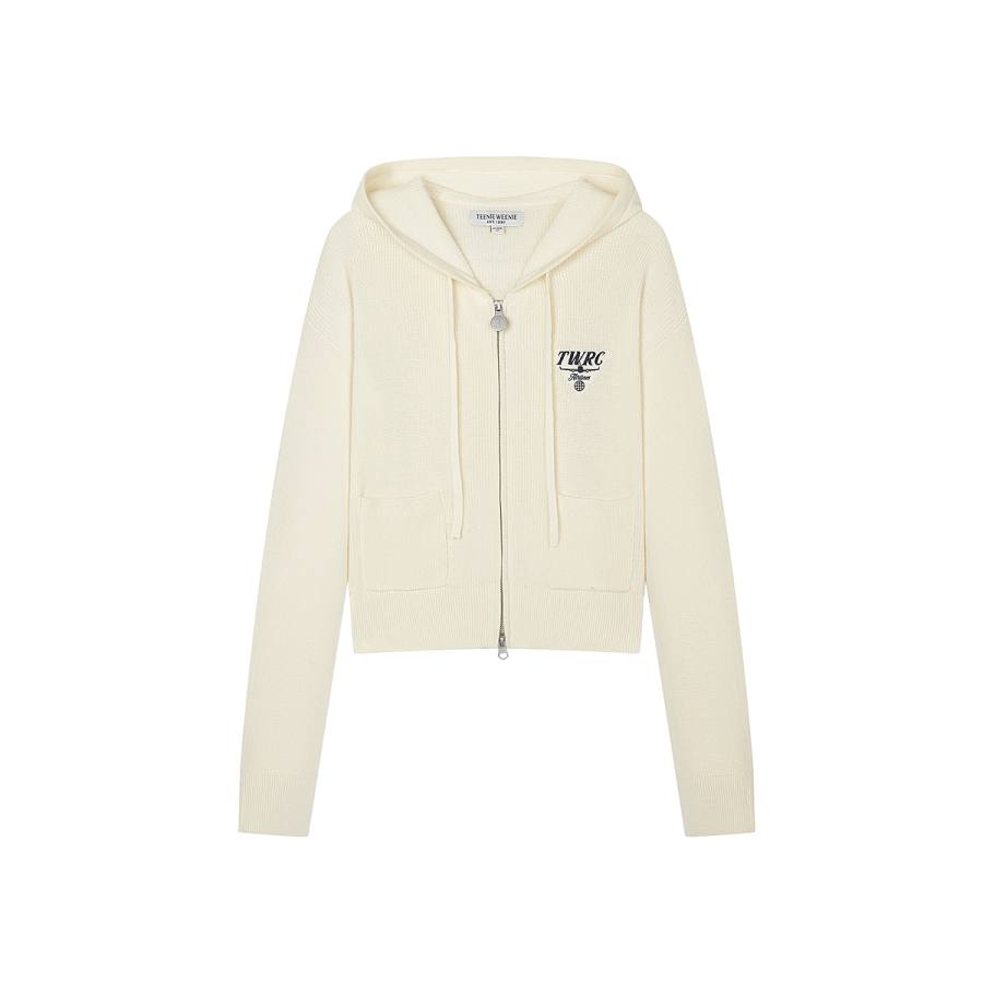 Teenie Weenie Knitwear Women's Hooded Moderate Cardigan
