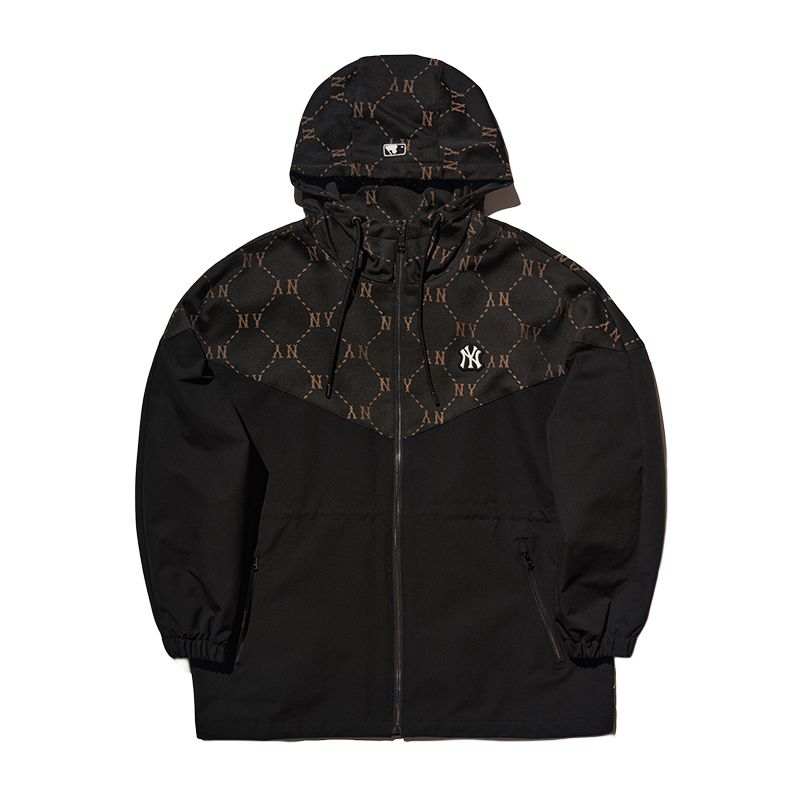 MLB New York Yankees Monogram Jackets & Coats Women's Black