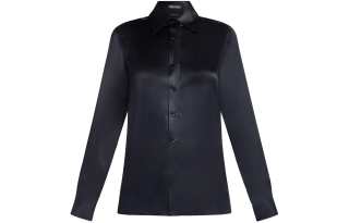 Tom Ford silk-charmeuse shirt