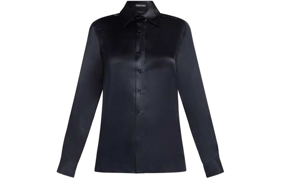 TOM FORD Tom Ford silk-charmeuse shirt