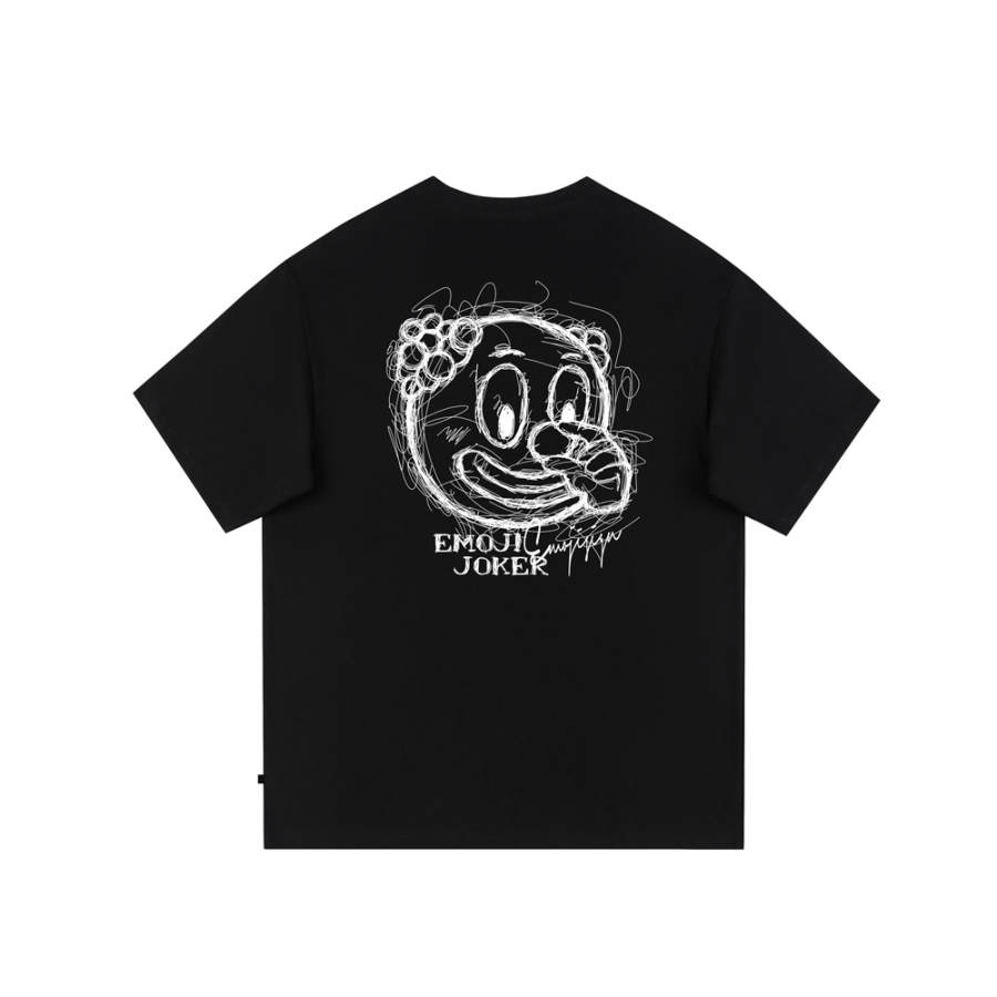 Emoji T Shirts Unisex Crew Neck Moderate Straight Fit