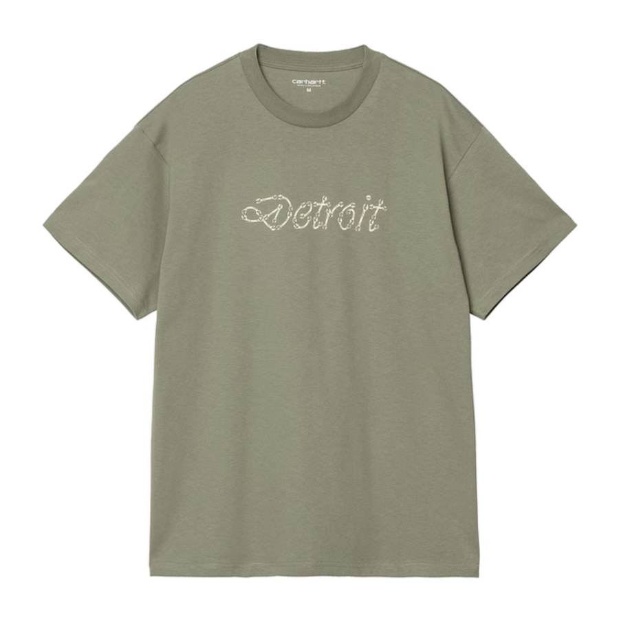 Carhartt WIP T Shirts Men's Green Crew Neck Moderate