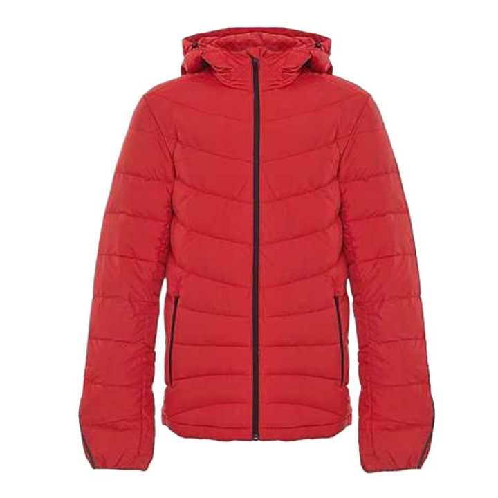 Adidas Adidas Down Jackets Women's Red Hooded Moderate Down Jacket
