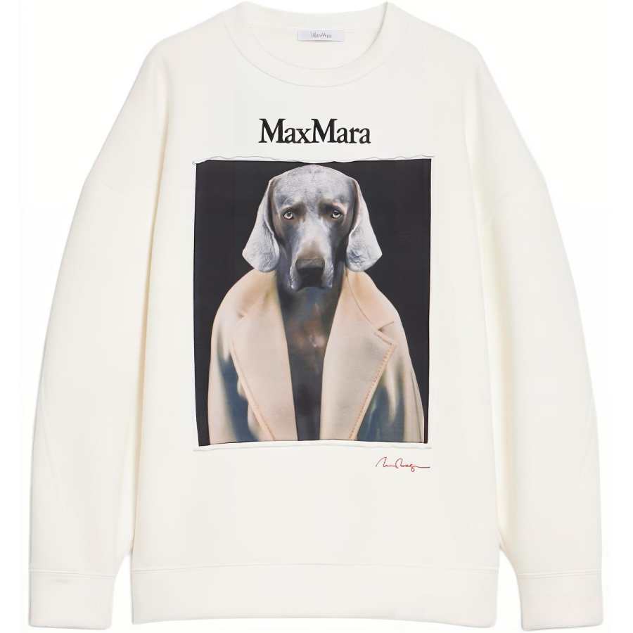 MaxMara Max Mara Logo Embroidered Crewneck Sweatshirt