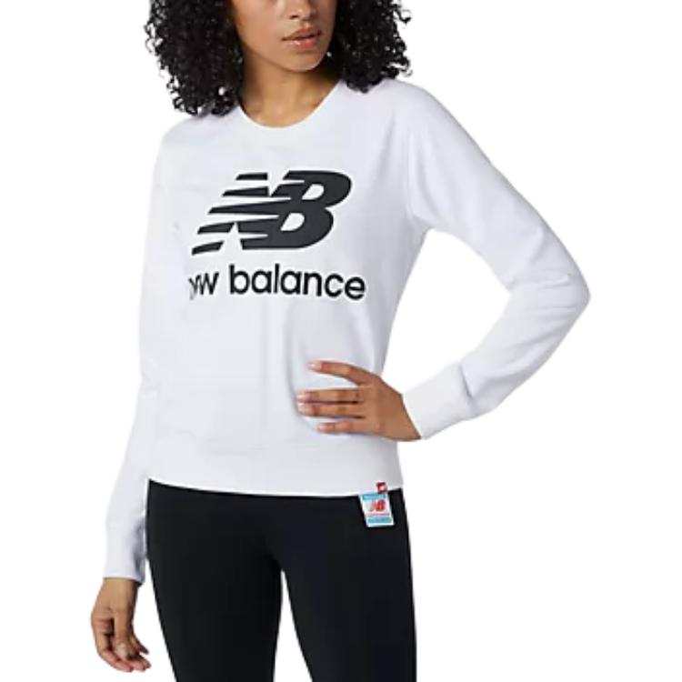 New Balance New Balance Essentials Crew Fleece Sweatshirt Women's White
