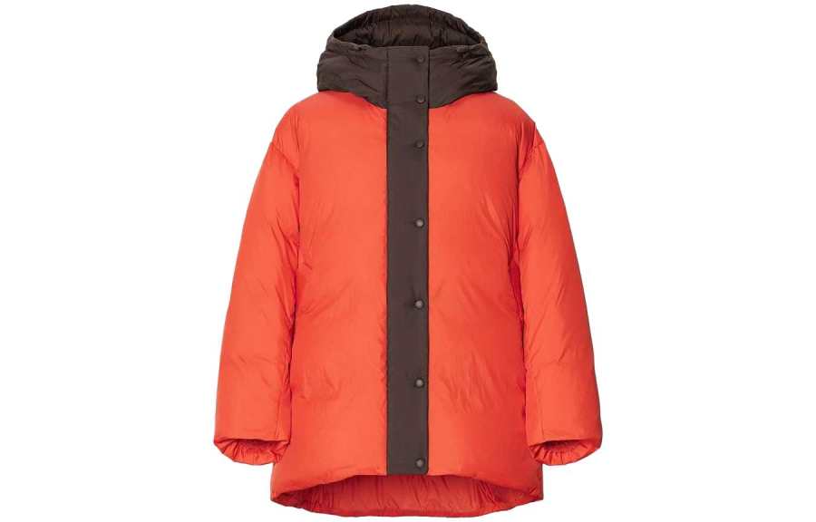 UNIQLO Down Jacket Women's Dark Orange