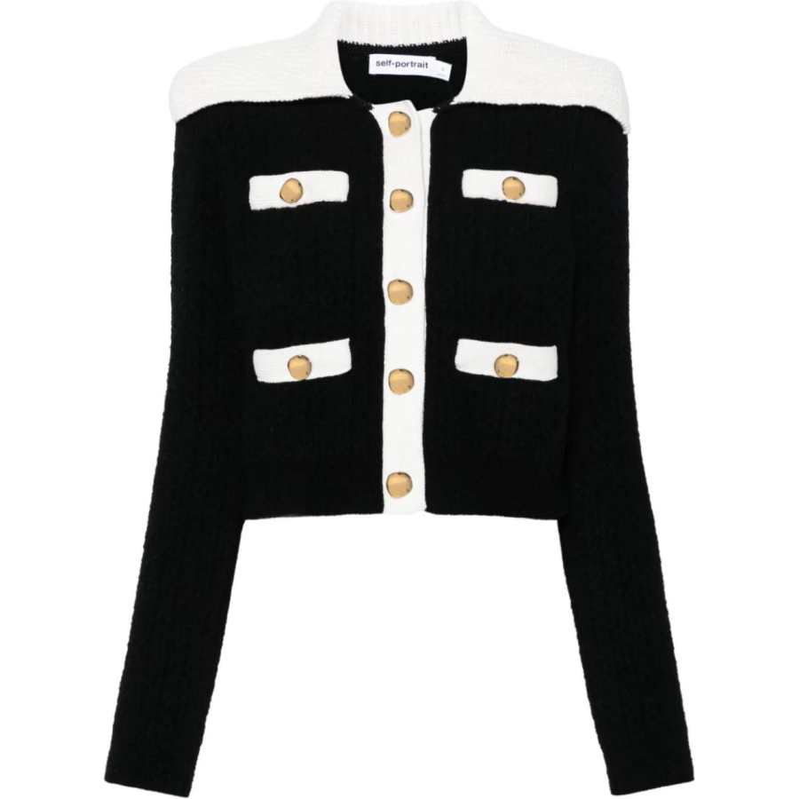 Self-portrait Self portrait Button Up Blend Cardigan