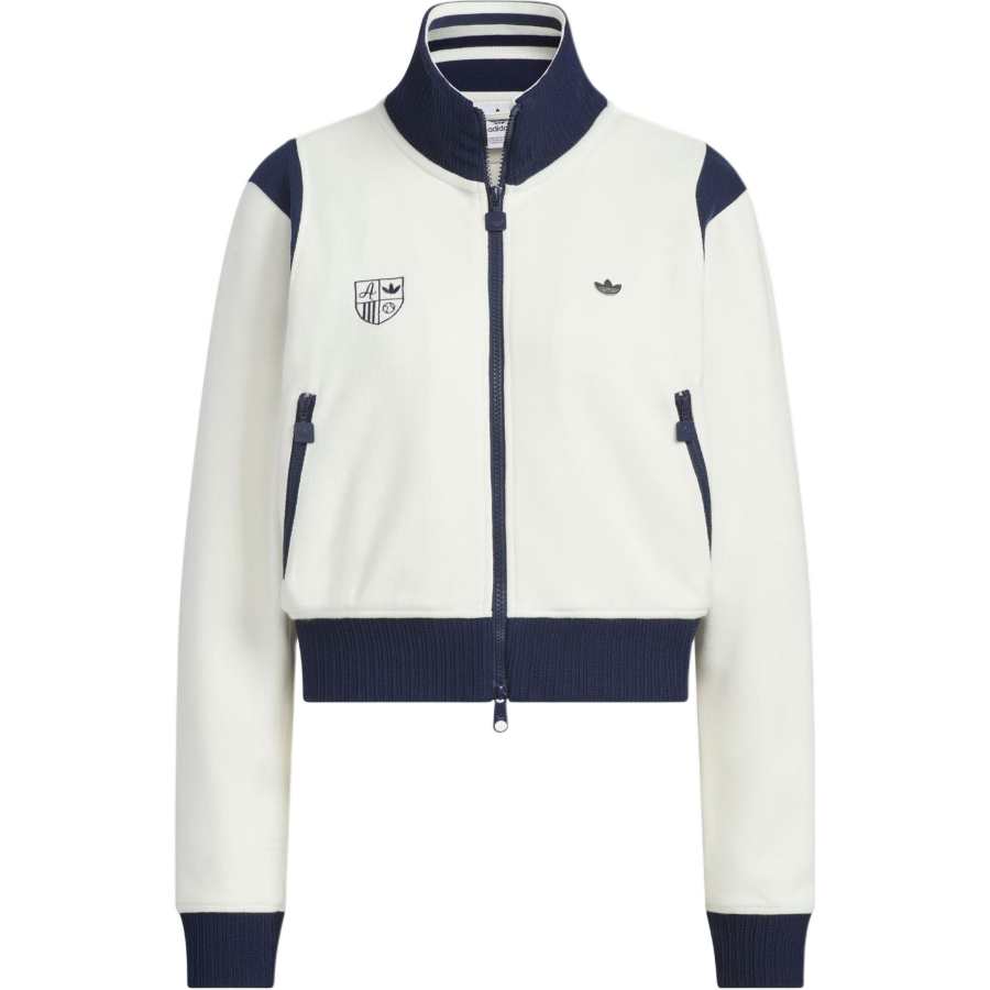 Adidas Originals RETRO TRACK TOP SPORTY CLUB Jackets & Coats Women's Jade White
