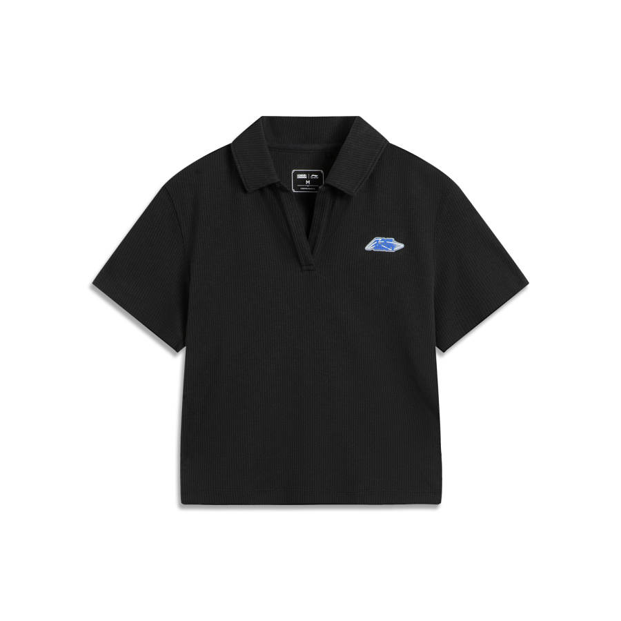 Li-Ning Li Ning x LEAGUE OF LEGENDS Sports Life Collection Polo Shirt Women's Black
