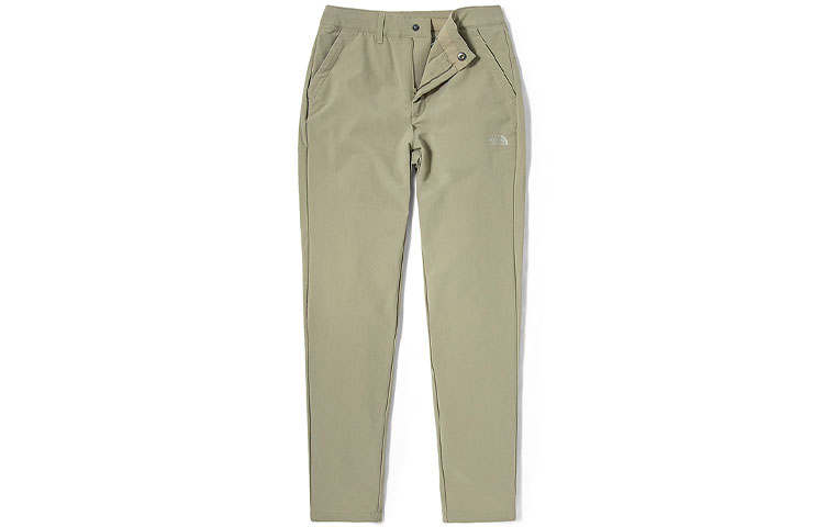 THE NORTH FACE Casual Pants Women's Khaki Moderate Straight Fit Pants
