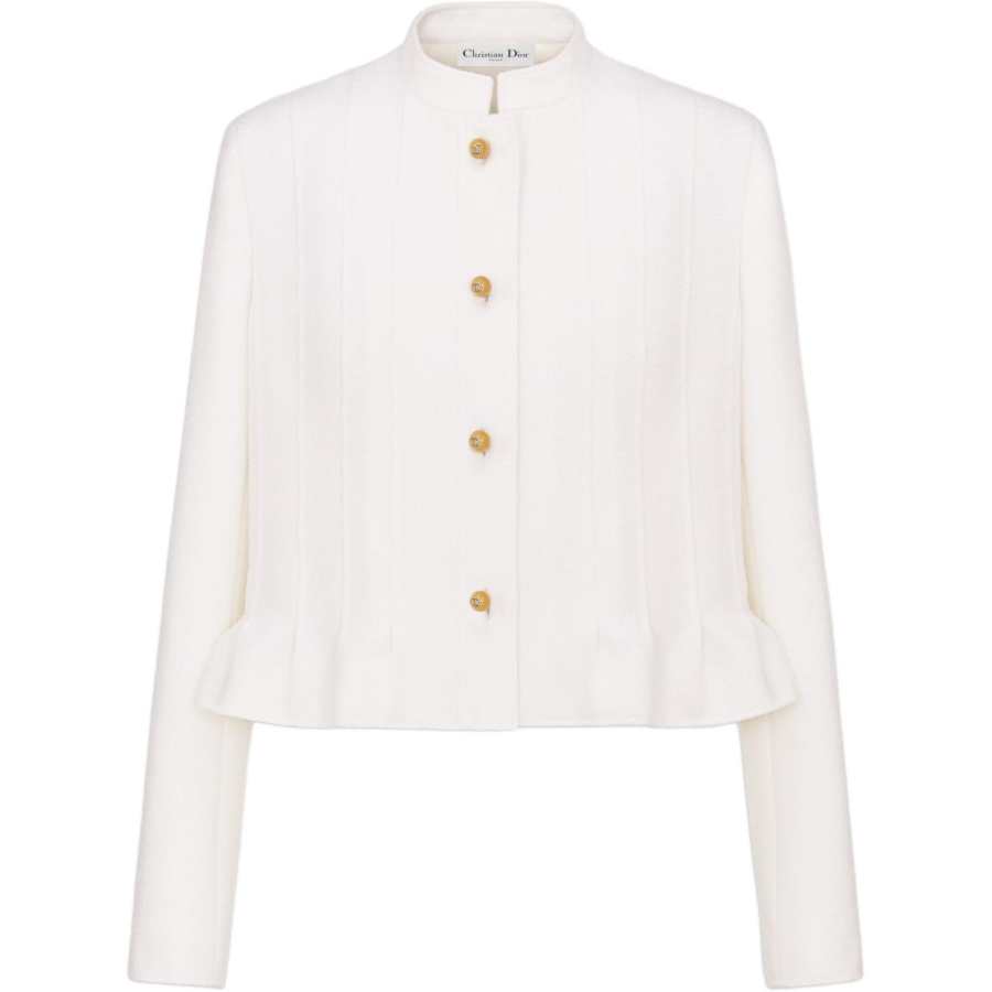 DIOR FW24 Business Suit Coat Women's Ecru