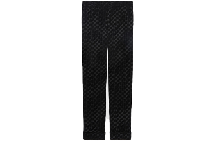 GUCCI GG-canvas tailored relaxed trousers