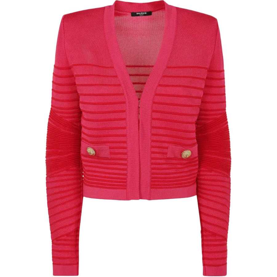 BALMAIN Balmain Edge To Edge Knit Cardigan
