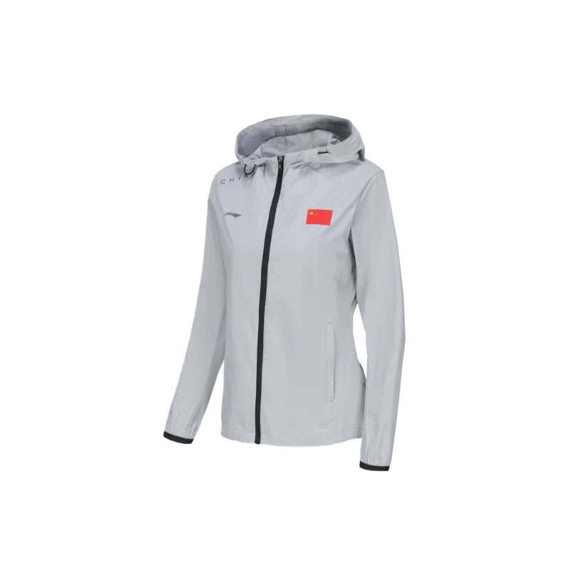 Li-Ning Li Ning Trench Coat Women's Dove Gray
