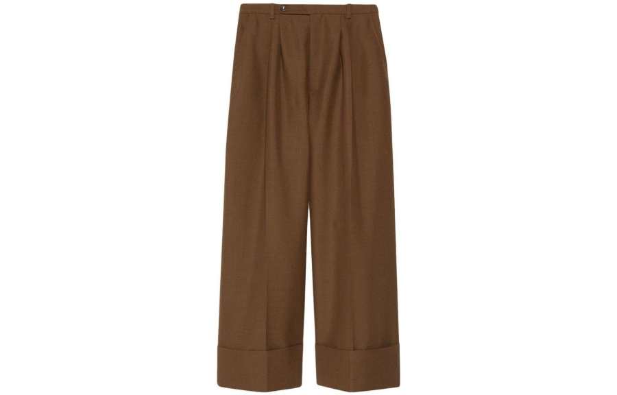 GUCCI Casual Pants Women's Brown