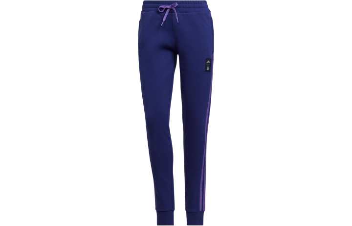 Adidas Adidas Knitted Sweatpants Women's Blue Moderate Cuffed Pants