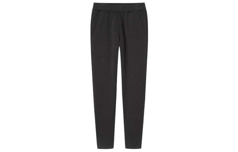 UNIQLO Straight Fit Pants Moderate Casual Pants Women's Black