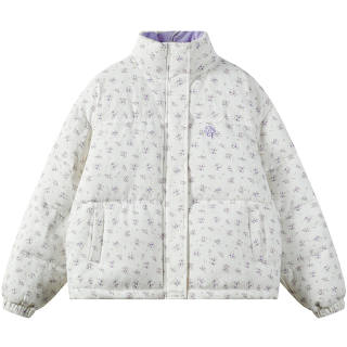 Umoumo Puffer Jackets Women's Stand Collar Thickened Padded Puffer Jacket