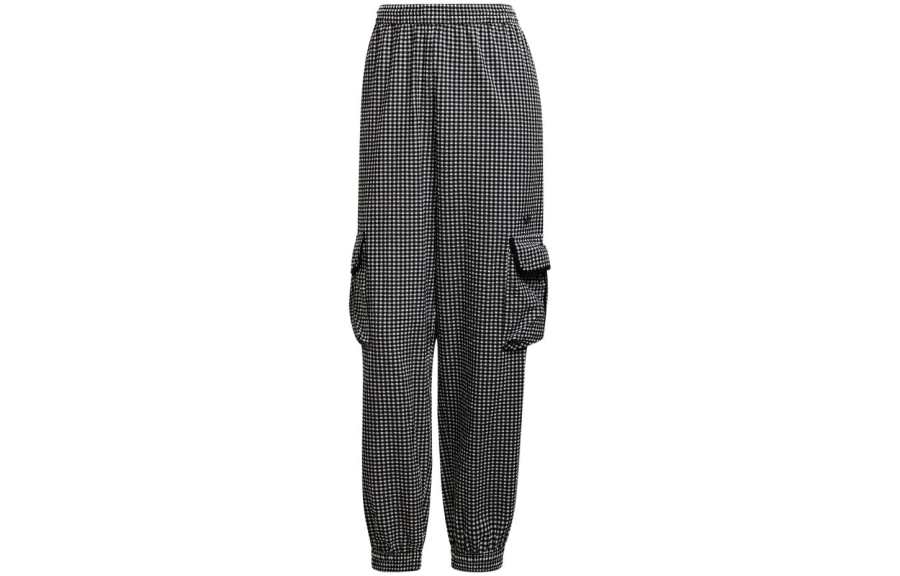 Adidas Originals Knitted Sweatpants Women's Black Moderate Cuffed Pants