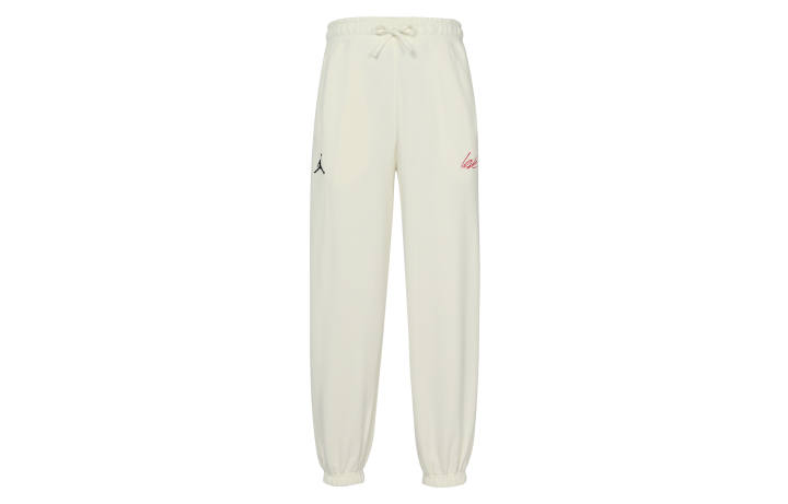 Jordan Jordan Valentine's Day Knitted Sweatpants Women's Sail White Moderate Cuffed Pants