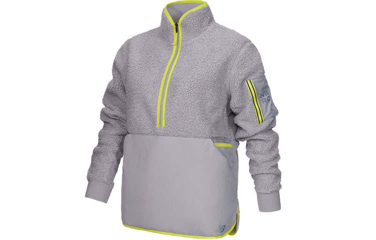 New Balance New Balance Velvet Jackets Women's Gray Stand Collar Moderate
