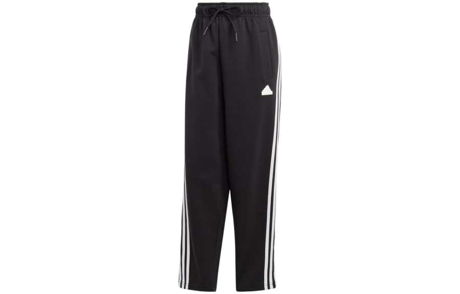 Adidas Adidas Knitted Sweatpants Women's Black Moderate Straight Fit Pants