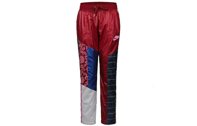 Nike Nike Knitted Sweatpants Women's Red Moderate Straight Fit Pants