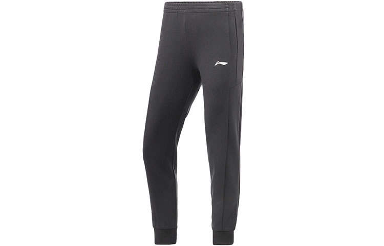 Li-Ning Li Ning Fitness Series Knitted Sweatpants Women's Black Moderate Cuffed Pants