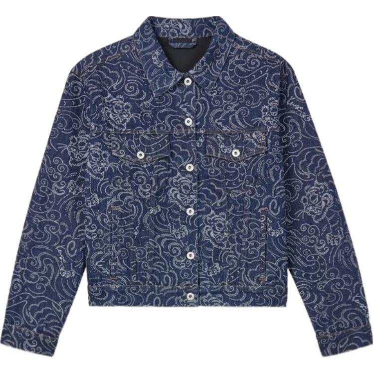 KENZO FW24 Denim Jacket Women's Blue