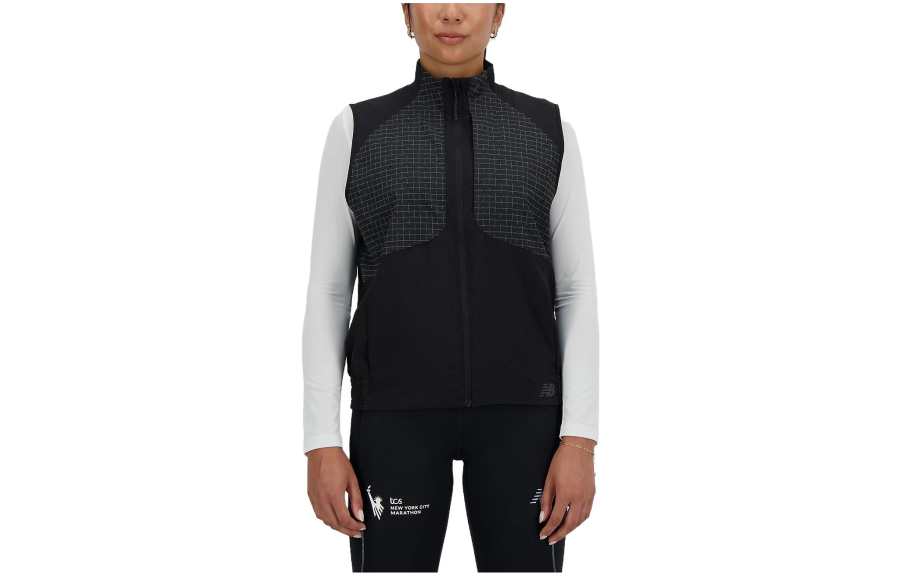New Balance New Balance Vests Women's Black Stand Collar Moderate Other