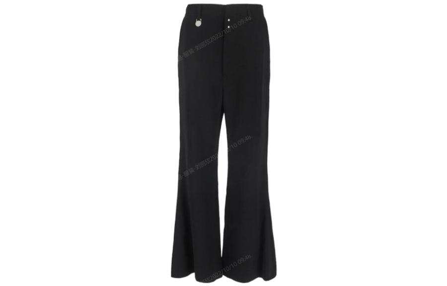 MM6 Maison Margiela Logo Pendant Flared Trousers