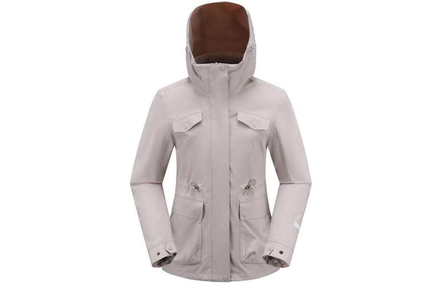 TOREAD Windproof Thermal Windbreaker Jacket Women's Pebble