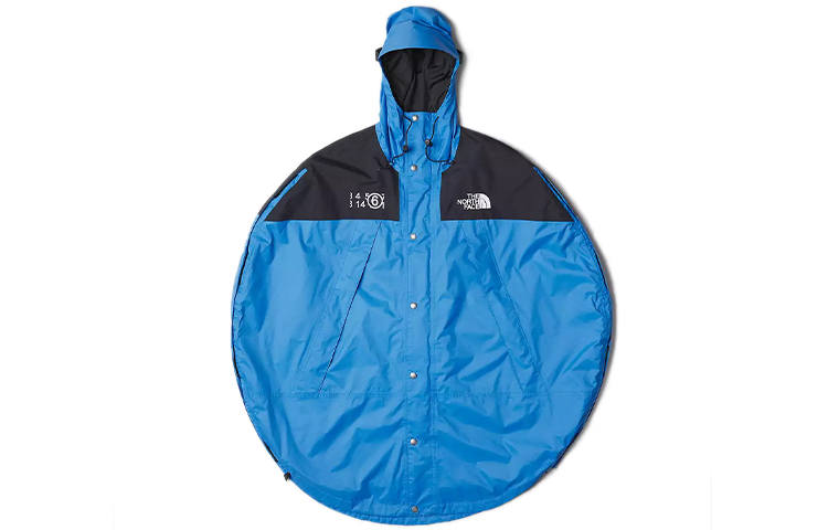 THE NORTH FACE x MM6 Maison Margiela Outdoor Sports Waterproof And Windproof Windbreaker Jacket Women's Blue
