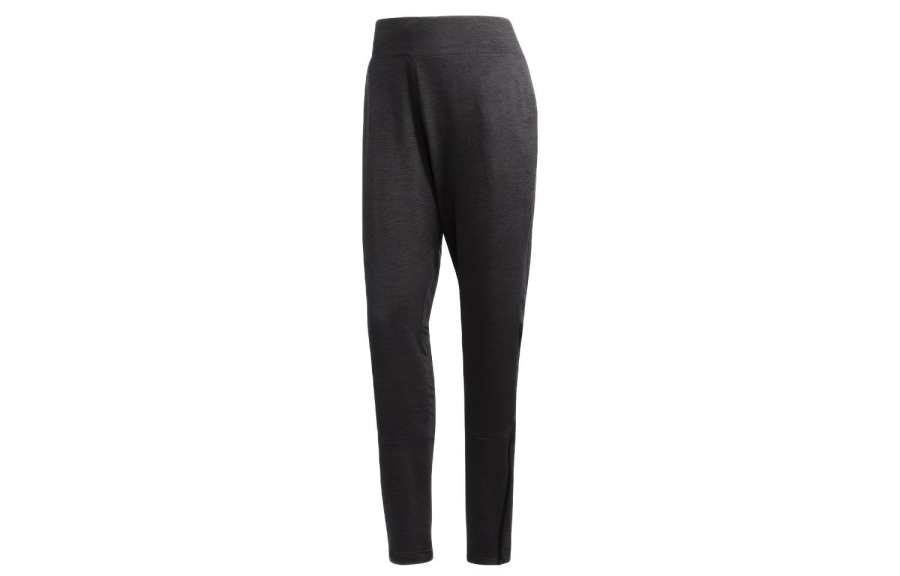 Adidas Adidas Knitted Sweatpants Women's Gray Moderate Slim Fit Pants