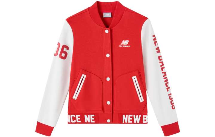 New Balance New Balance Baseball Jacket Women's Red White