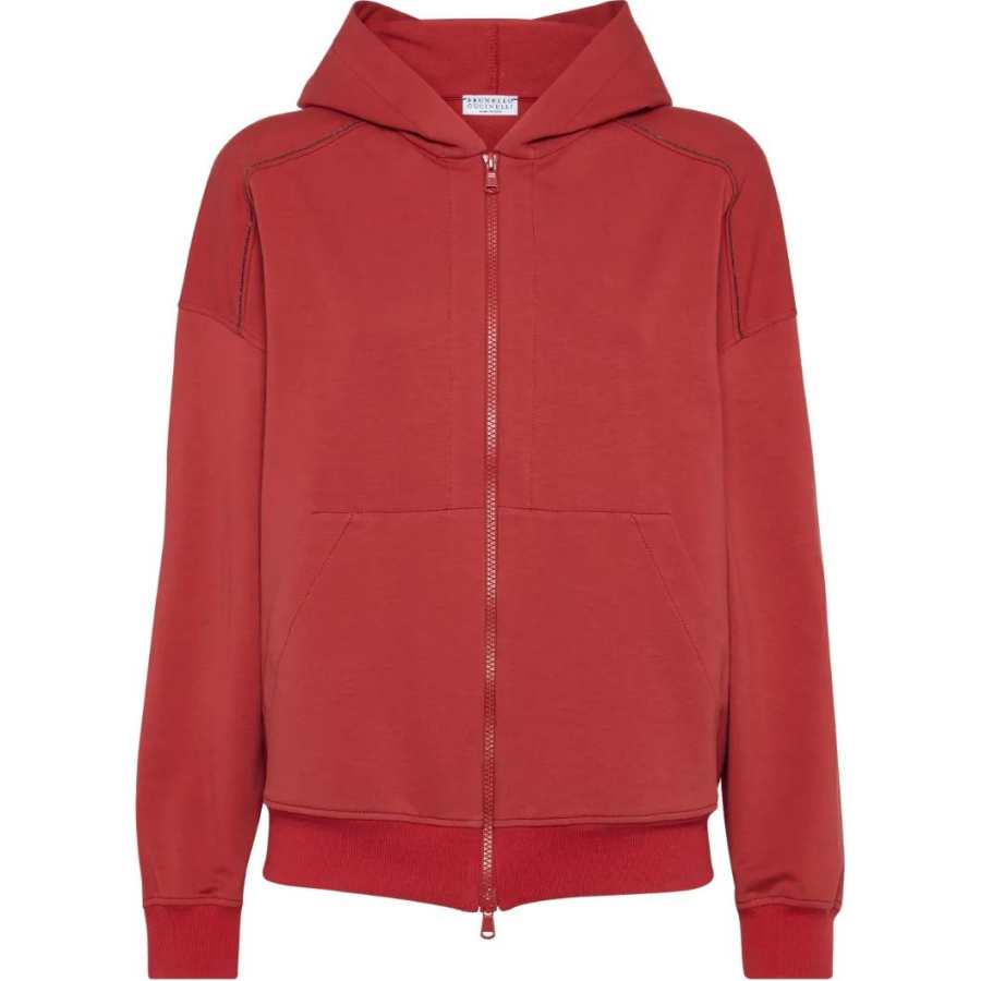 Brunello Cucinelli SS25 Sweatshirt Women's Red
