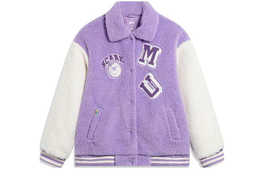 Li-Ning Li Ning x Disney Sports Trendy Collection Puffer Jacket Women's Vero Rose Purple