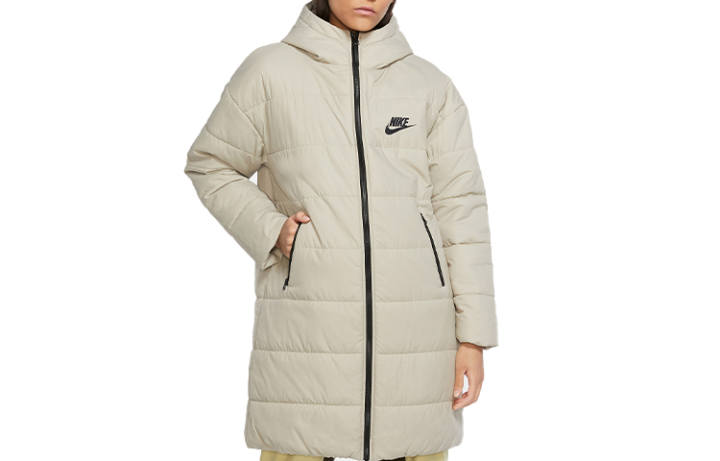 Nike Nike Puffer Jackets Women's Stone Color Hooded Moderate Other