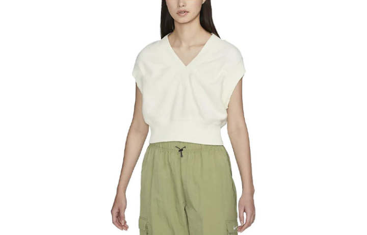 Nike Nike Vests Women's Coconut Milk V Neck Moderate Other