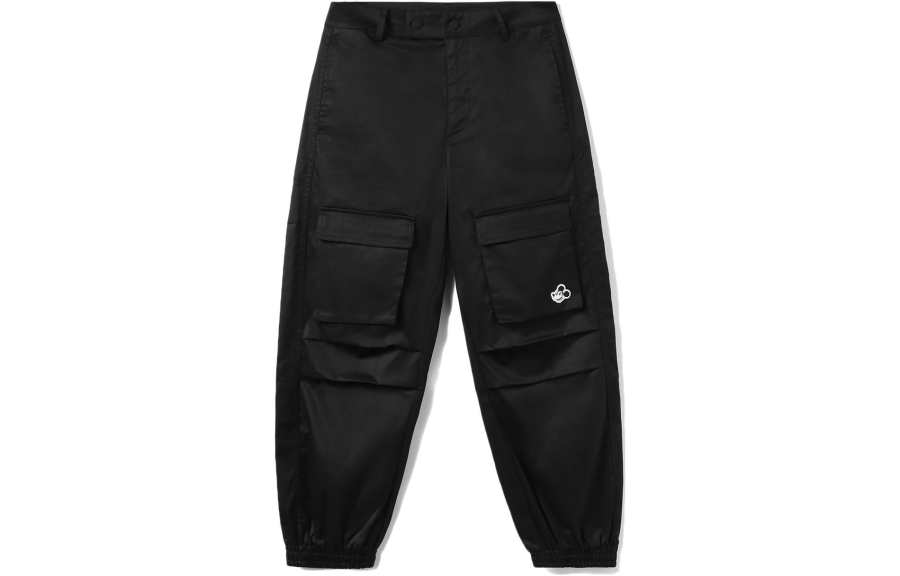Li-Ning Li Ning Sports Fashion Collection Casual Pants Women's Black Moderate Cuffed Pants