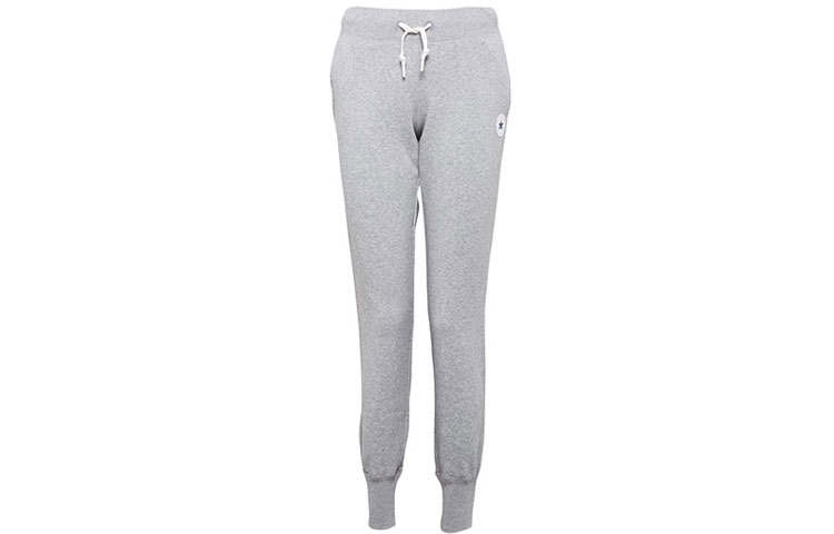 Converse Chuck Knitted Sweatpants Women's Gray Moderate Cuffed Pants