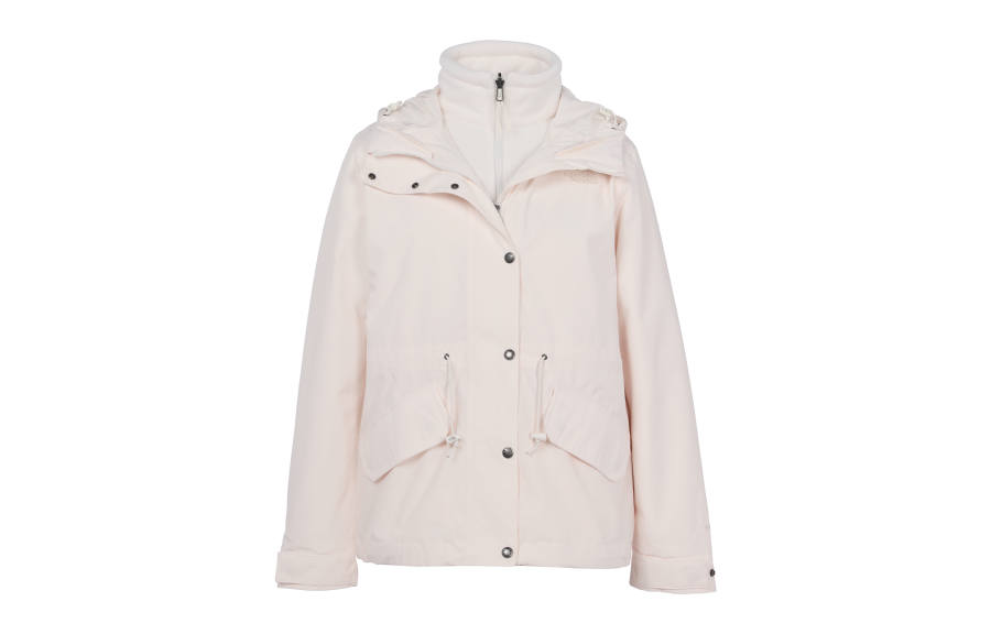 THE NORTH FACE Urban Exploration FW22 Waterproof, Windproof, And Breathable Windbreaker Jacket Women's Ecru