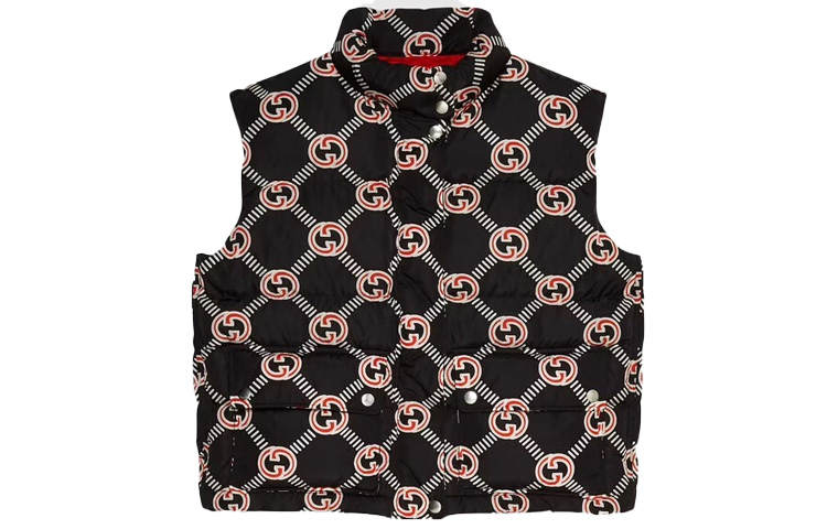 GUCCI GUCCI Interlocking G Down Vest Black