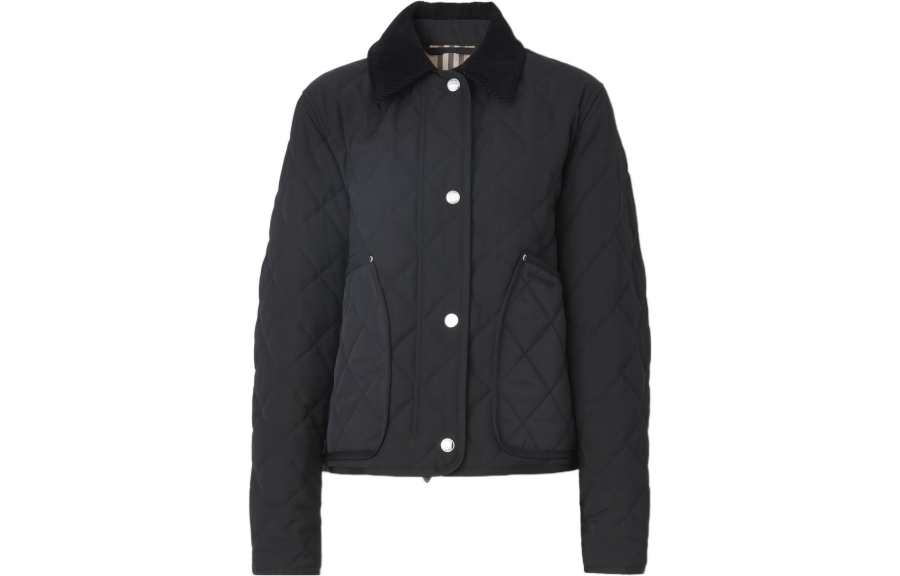 Burberry SS22 Cropped Coat Women's Black